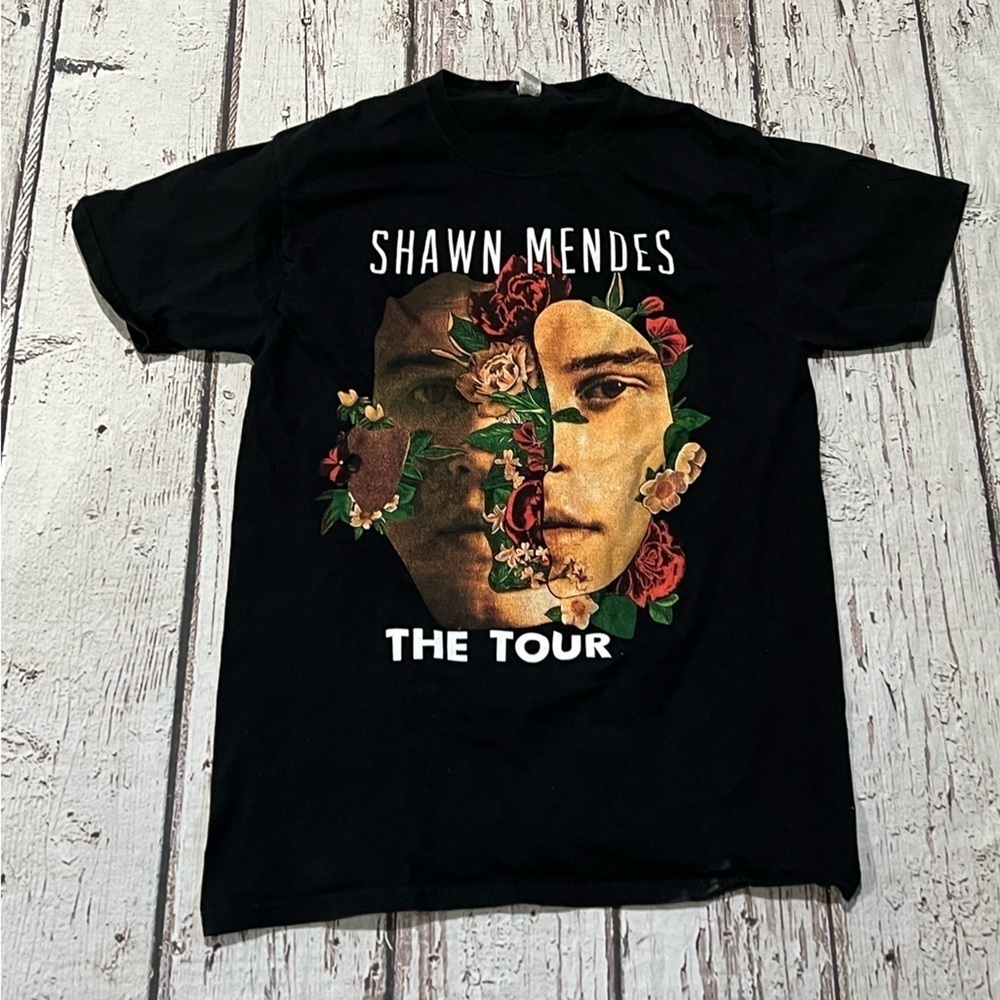 Shawn Mendes 2019 Pop Music Concert Tour Crewneck Tee Tshirt